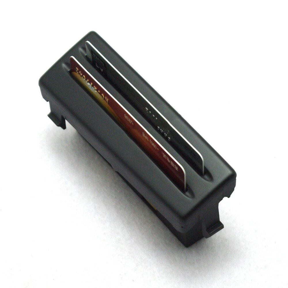 Para VW Polo 9N 2005, 2006, 2007, , , LHD negro titular de la tarjeta ranura para tarjeta ranura caja de almacenamiento Central 6Q1858373