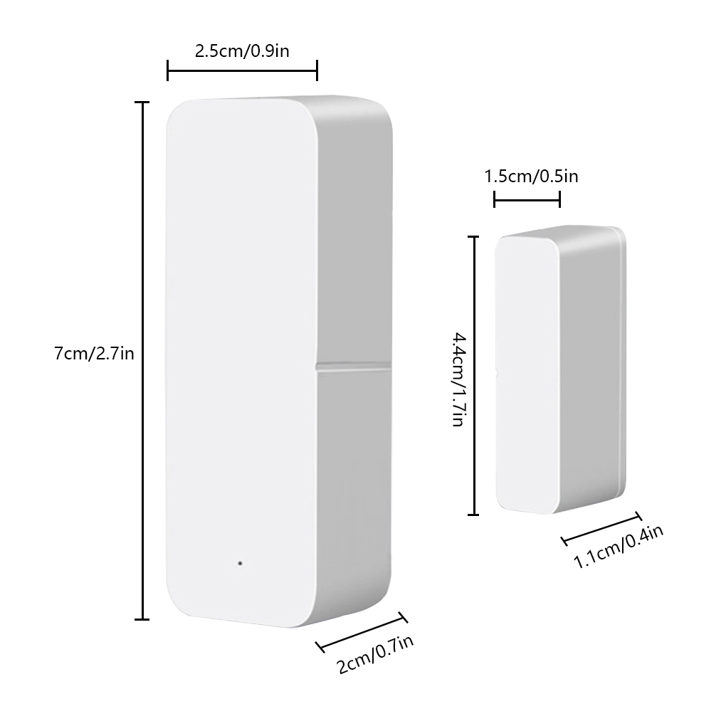 Tuya Smart WiFi Door Sensor Door Open/Closed Detectors Magnetic Switch Window Sensor Home Security Alarm With Alexa Google Home