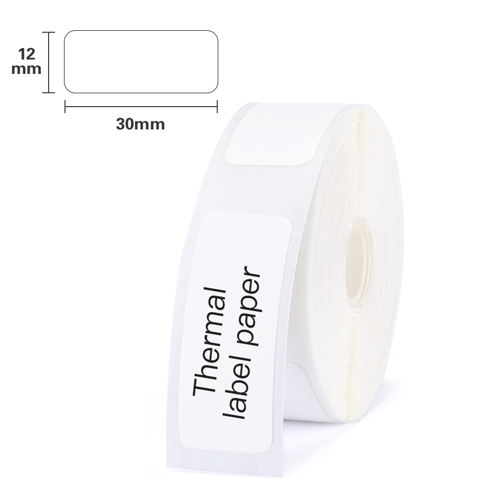 D11 Label Papier Sticker Transparant Label Tape 14*30Mm 210Pcs Wit Op Helder Label Voor Niimbot D11 etikettering Machine Schrijfmachine: 2 White Label