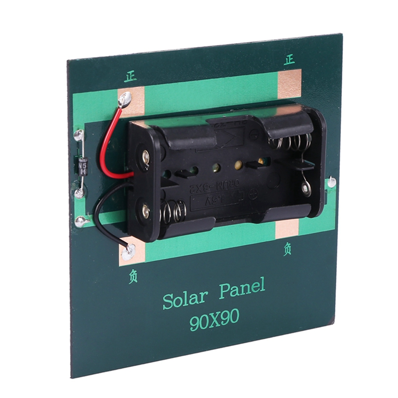 2X 1W 4V Rechargeable AA Battery Solar Cell Charger With Base For 2XAA Batteries Charging Directly