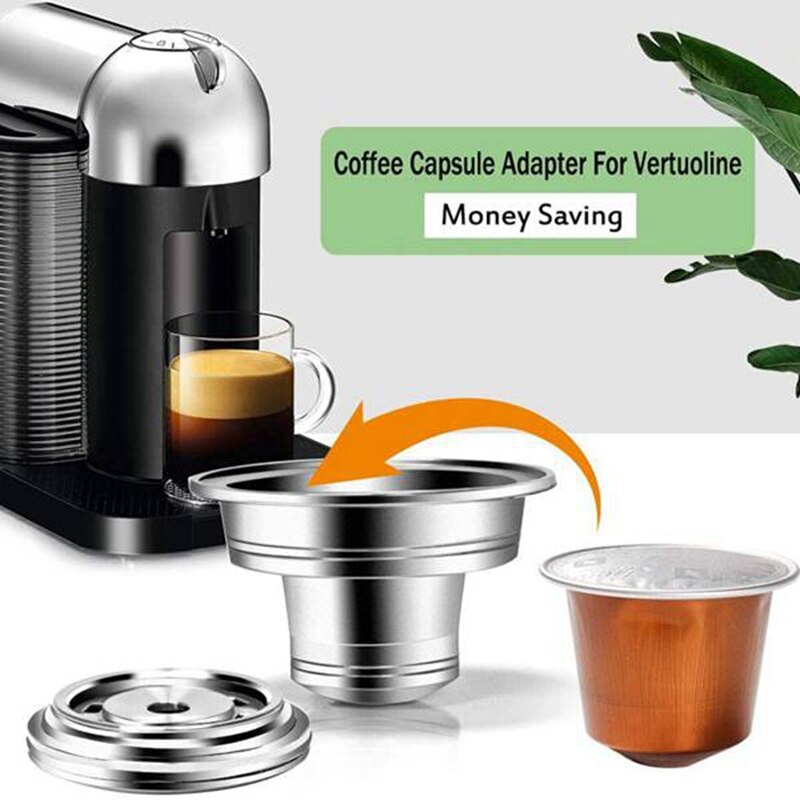 Adapter til kaffekapsel til konvertering af nespresso kapsler til vertuolin kapsler til espresso vertuo kaffemaskine