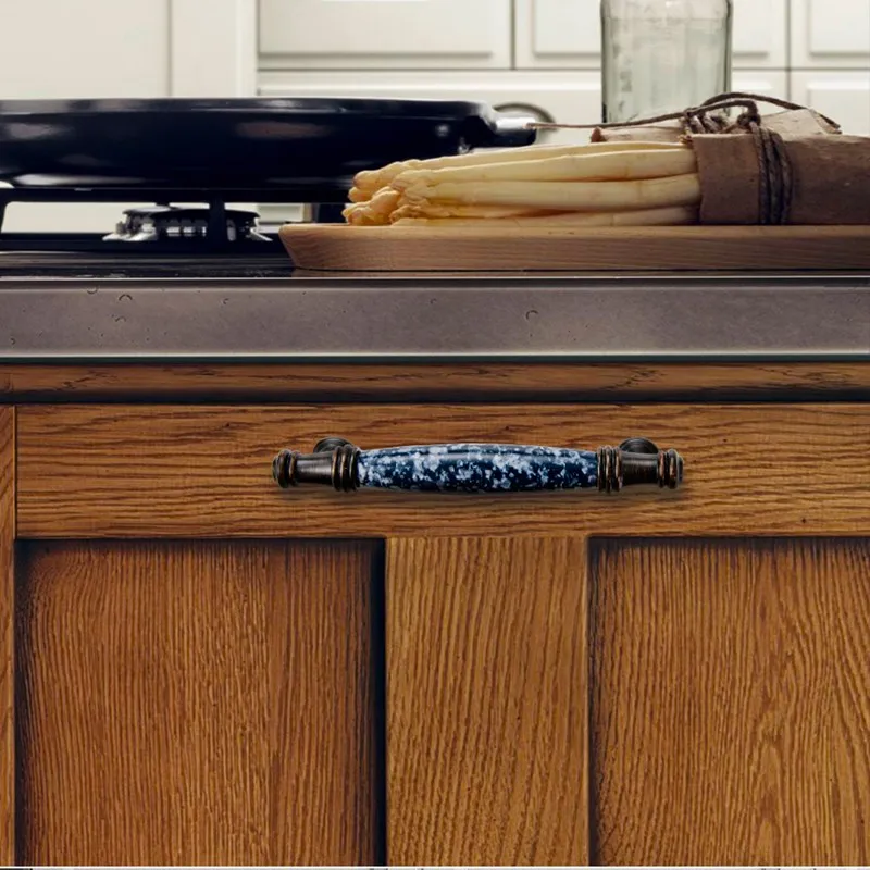 Amerikanischer Kleiderschrankgriff, Türgriff Ich bin europäischen Stil, Küchenschrank, Schublade, Keramik, Möbelgriff