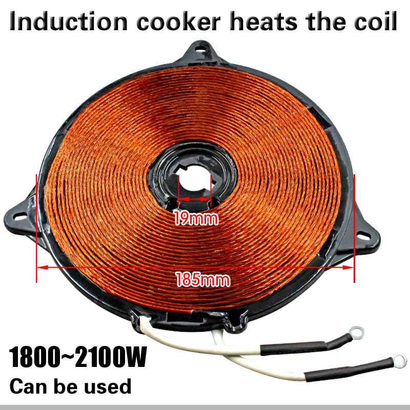 Induction Cooker Coil Cooking Component Heating 1800w-2100W 220V Universal Panel Copper Coils Safe Kitchen Part 185mm