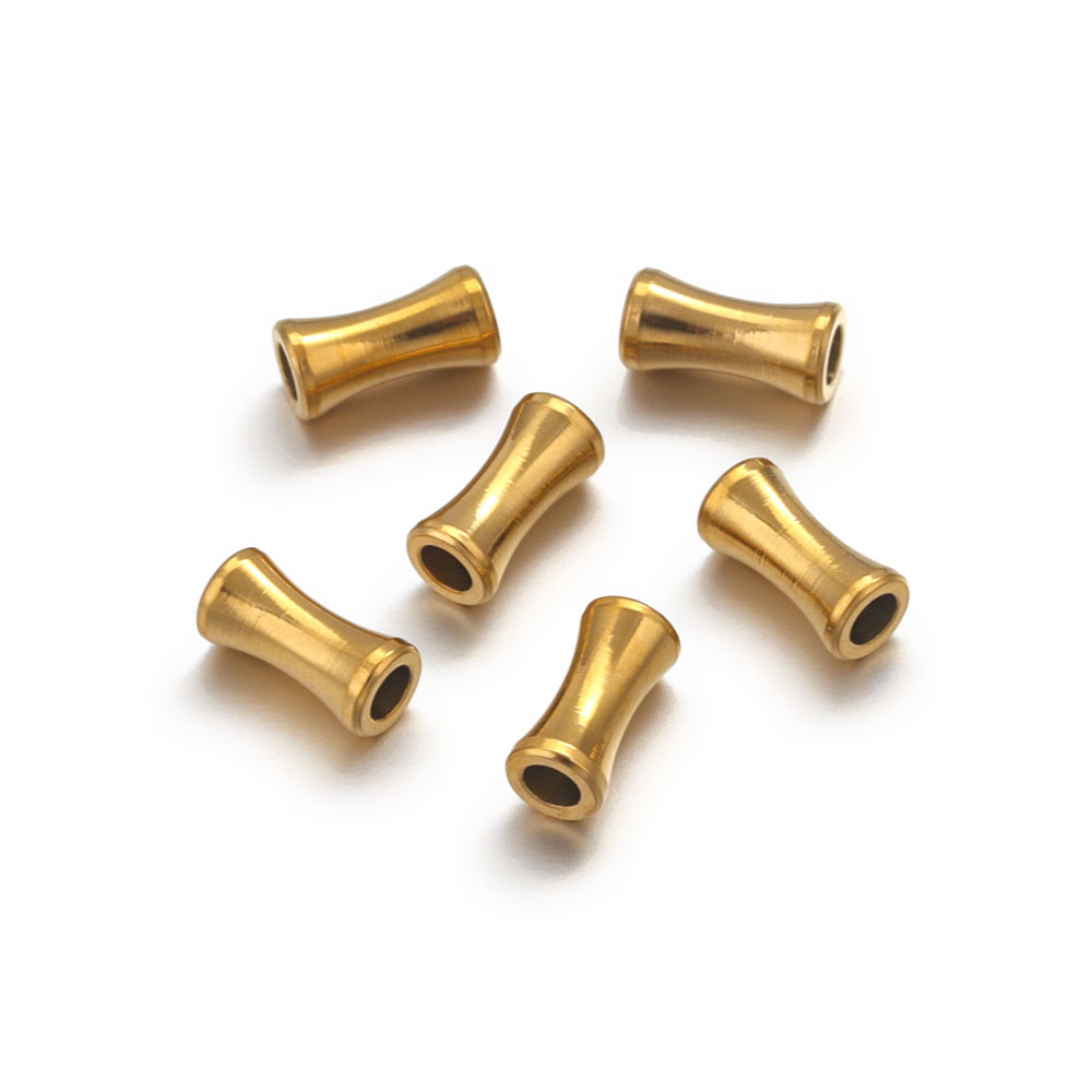 10 Stuks Roestvrijstalen Buis Kralen Bedels Voor Armbanden Ketting Diy Spacer Losse Kralen Sieraden Benodigdheden Kraal Accessoires