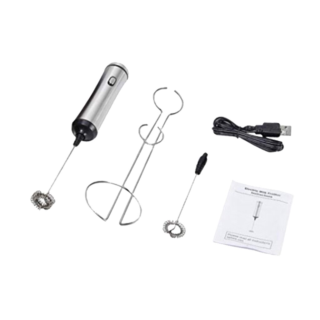 Electric Milk Frother Handheld Foam Maker For Coffee, Latte, Cappuccino