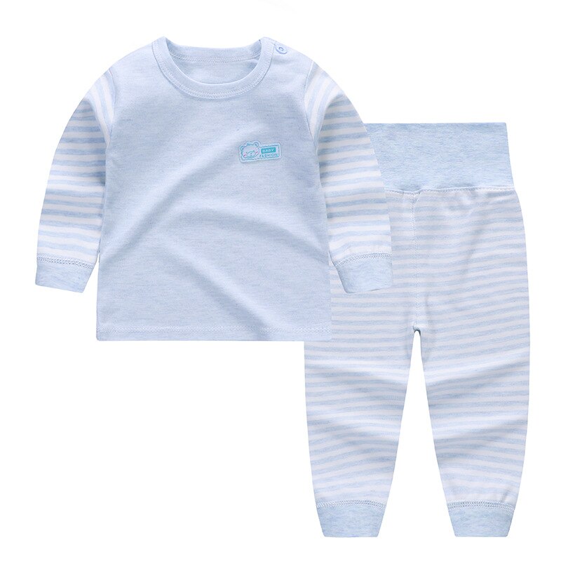 Nyfødte pyjamas forår baby tøj undertøj sæt langærmet piger bomuld babyer sove sove baby dragt drenge pijamas