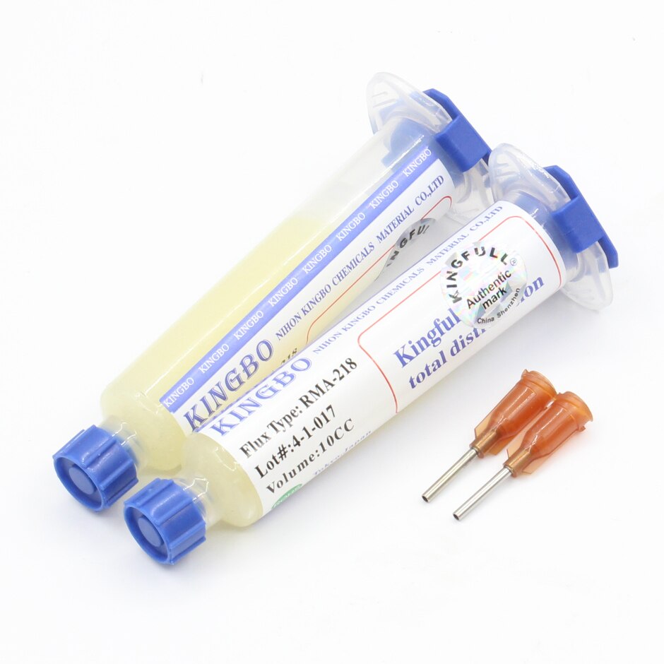 KINGBO RMA-218 10cc Solder Flux No-clean with free needle
