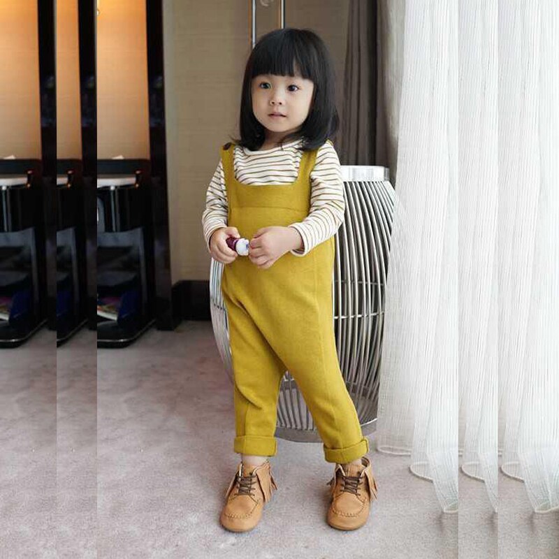 Lente Baby Jean Overalls Jongens Meisjes Katoen Harem Gebreide Broek Baby Kids Peuters PP Broek Baby Harembroek