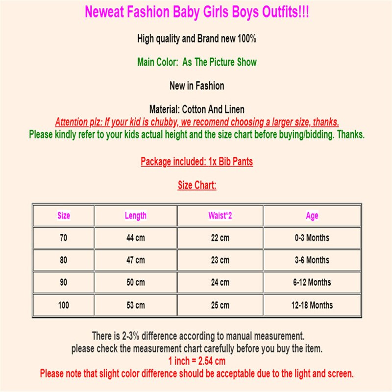 Casual Newborn Autumn Cotton Clothes Baby Girl Boy Solid Bibs Pants Solid Color Unisex Strap Pocket Long Suspender Pants 0-18M
