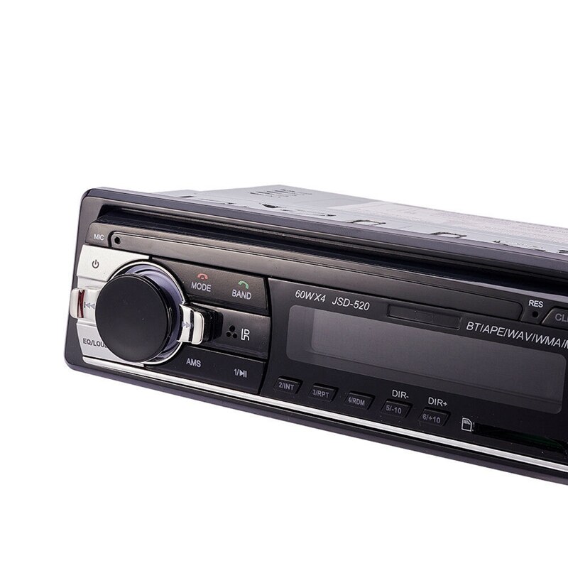 12V autoradio Radio Fm lecteur Mp3 o Support téléphone Bluetooth avec Port Usb / Sd Mmc voiture électronique intégré 1 Din