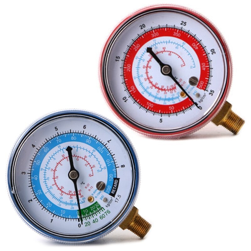 climatiseur R404 R134A R22 réfrigérant basse pression manomètre PSI KPA JUN-22B bleu