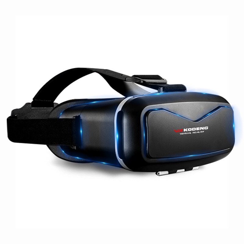 VR lunettes Mobile 3D cinéma réalité virtuelle casque bleu lentille anti-dérapant objet réglage de la distance