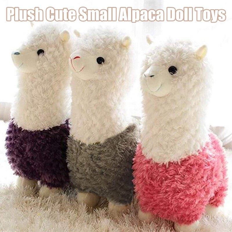 Knuffel Schattige Kleine Alpaca Pop Katoen Blend Soft Speelgoed Voor Kids Kinderen FJ88