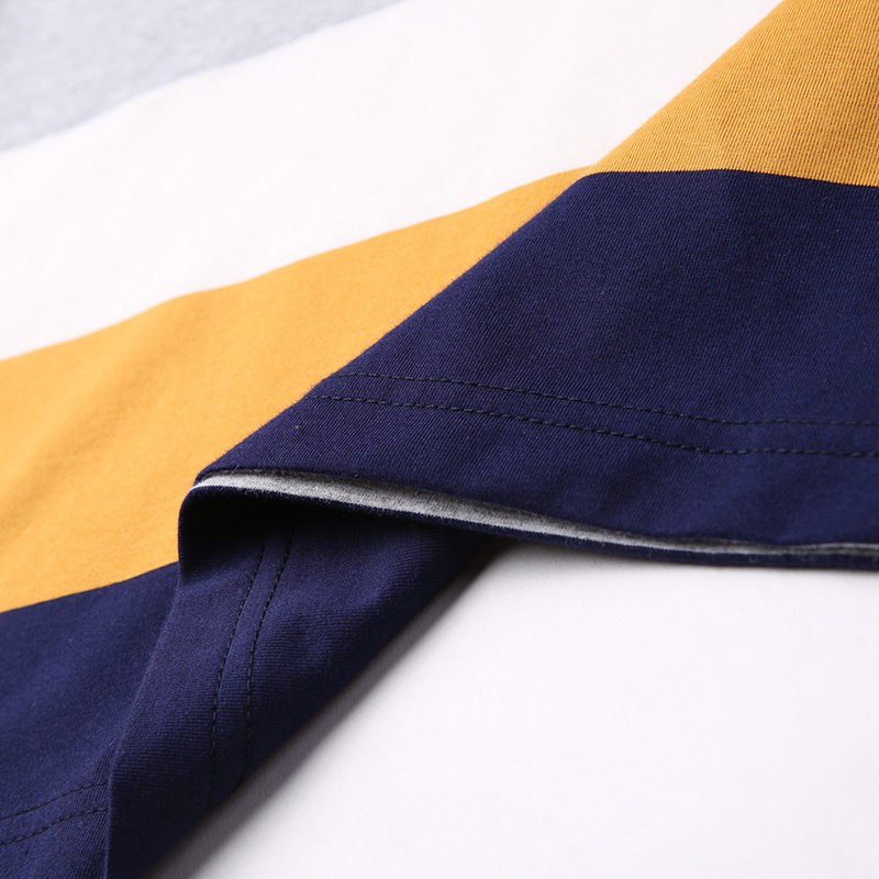 Mærker polo shirt herre stribet lange ærmer slim fit merceriseret bomuld poloshirt afslappet herre tøj