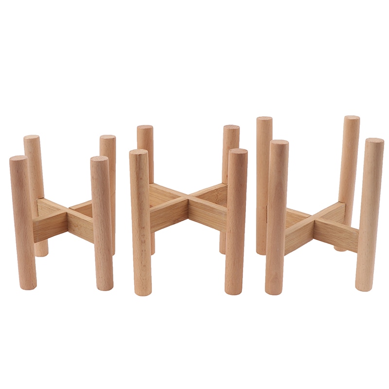 Maceta fuerte de pie, soporte para bonsái, bandejas para macetas de madera, 1 Uds.