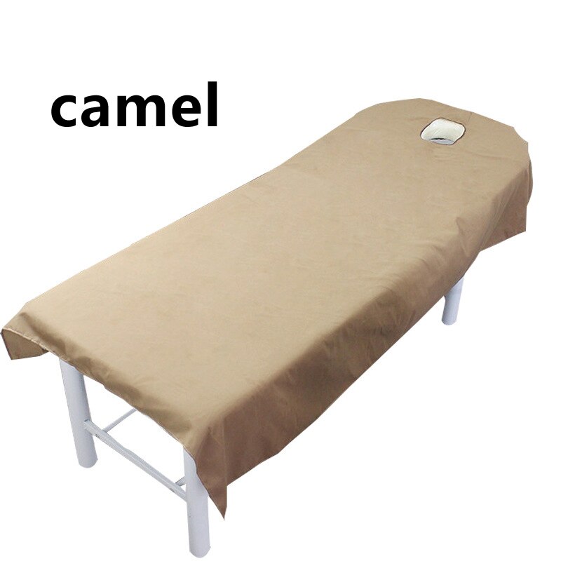 Draps de Salon de beauté, couverture de Table de lit avec trou, traitement de Massage SPA beauté 1 pièces: 6