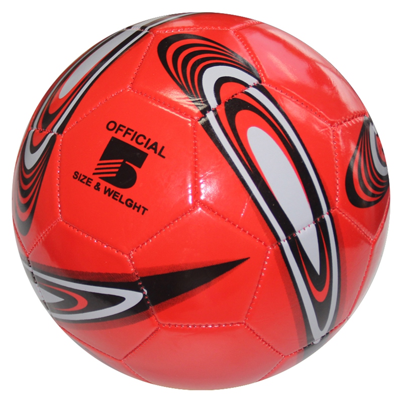 Size 5 Match Football Match Sports Training Ball Size 5 Soccer Balls Outdoor Sport Training Balls: Red