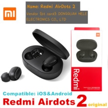 Oryginalny Xiaomi Redmi Airdots 2 TWS słuchawki True bezprzewodowy bluetooth 5.0 słuchawki douszne stereofoniczny z mikrofonem głośnomówiący kolacja bas