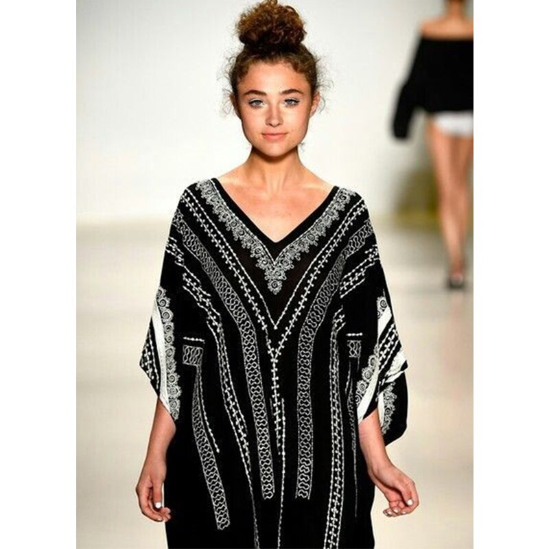 Strand Cover Up Kaftans Sarong Badpak Cover Ups Beach Pareos Badpak Cover Up Vrouwen Zwemmen Slijtage Strand Tuniek q1188