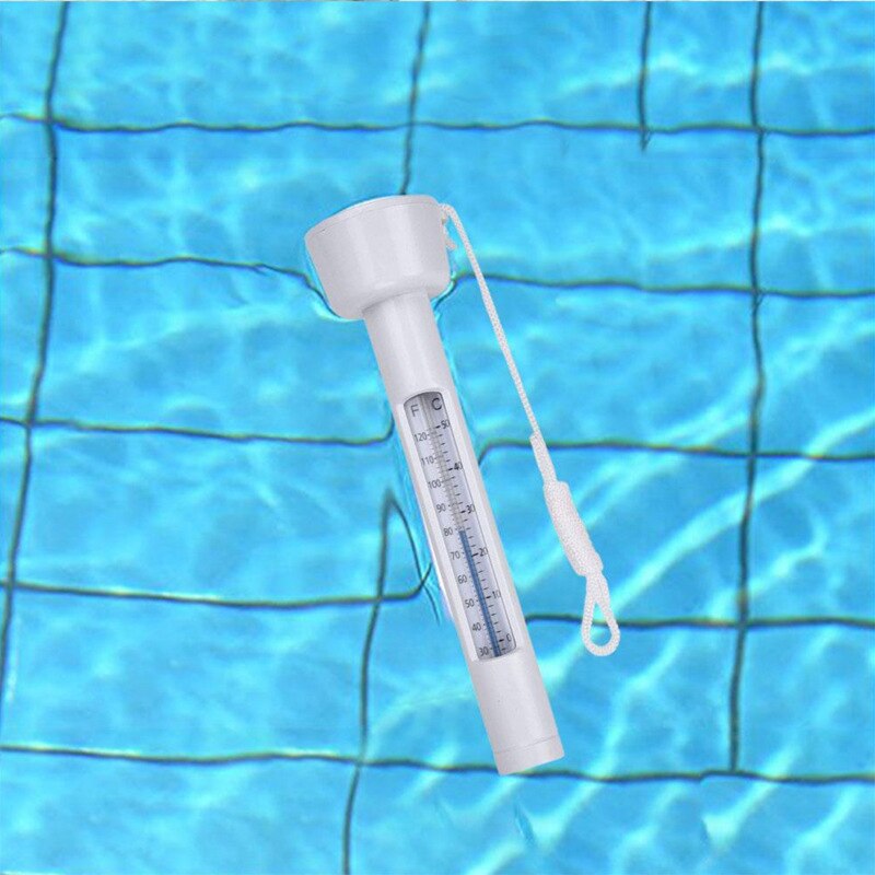 Flydende svømmebassiner termometer vandtemperaturmåler tester mini størrelse vandtemperatur måleinstrumenter 0-50