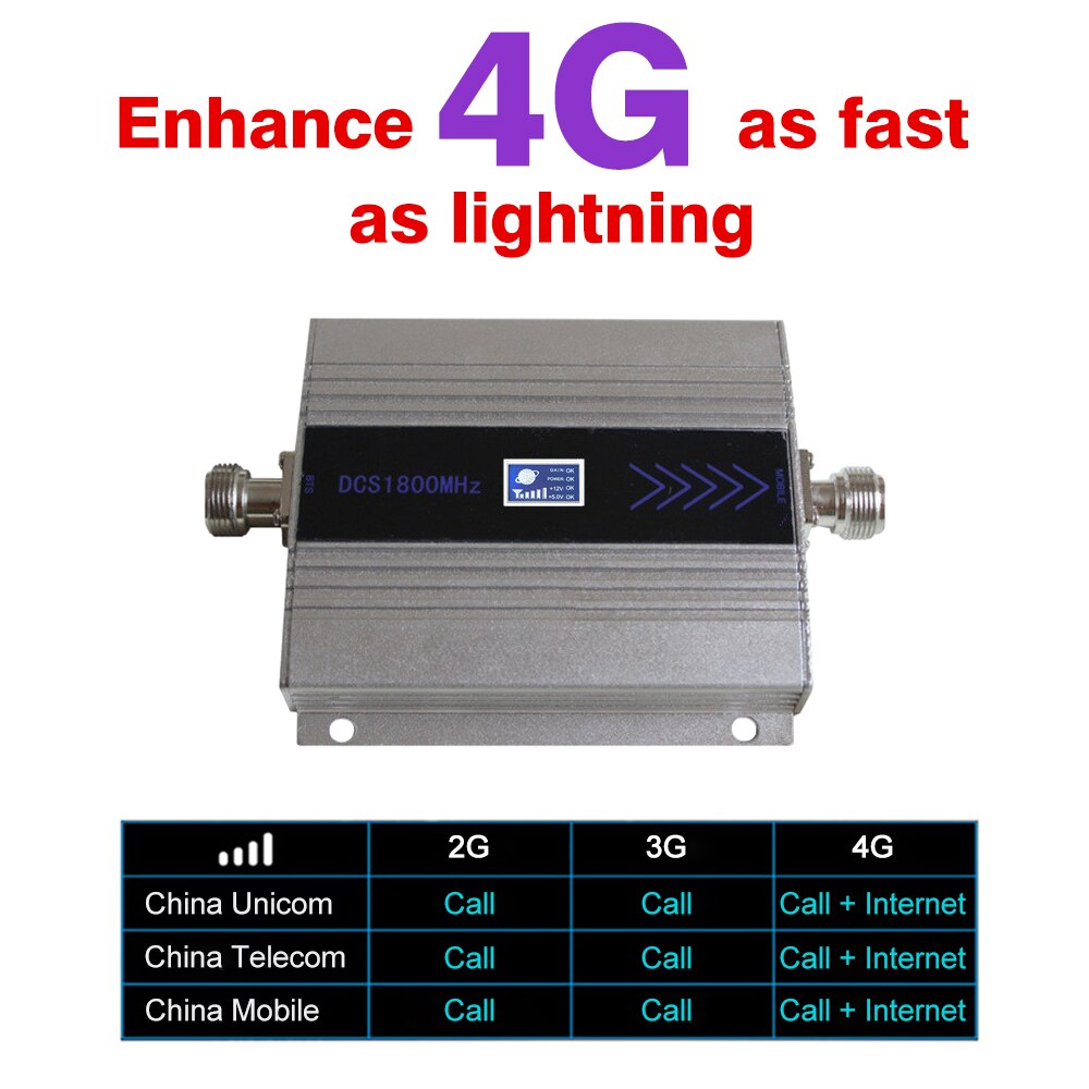 Venda quente Rússia 4G 4G Celular Amplificador de Sinal De Celular GSM Repetidor Amplificador GSM 1800 MHZ Sinal Móvel Impulsionador repetidor