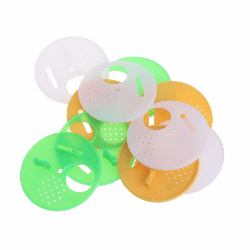 10PCs Round Bee Hive Box Entrance Gate Disc Plastic Bee Nest Door Honeycomb Entrance Gate Beekeeping Tool Equipment