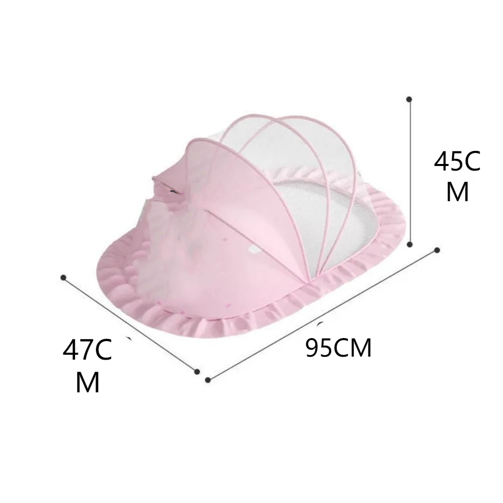 Nuovo letto pieghevole zanzariera unded accessori per bambini baldacchino per bambini yurta parasole in plastica copertura per zanzare