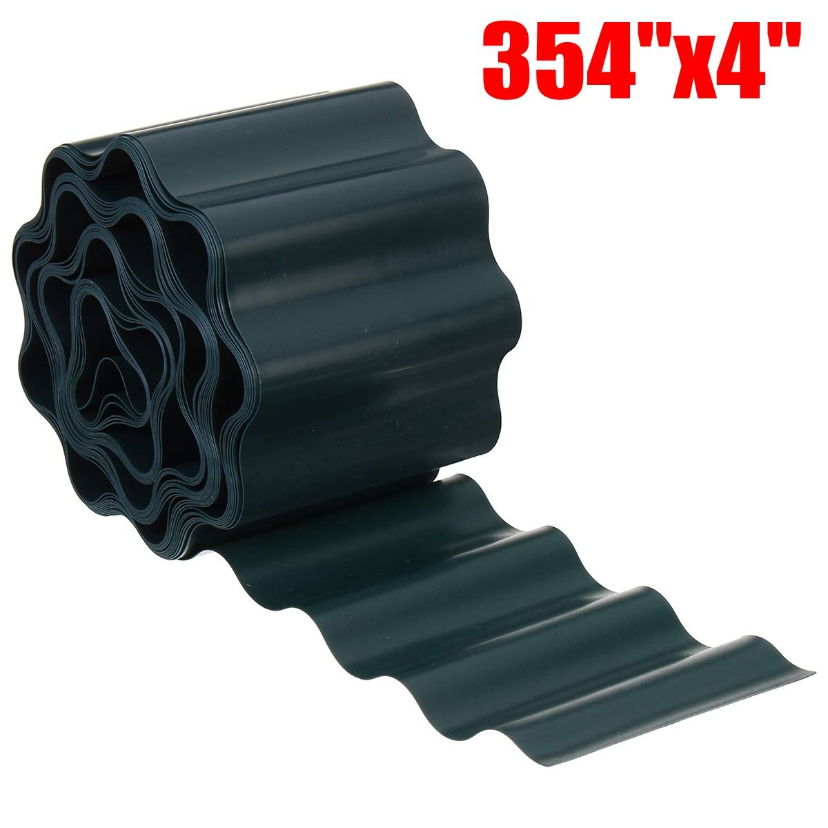 DIY Garden Decorative Lawn Edging 4''/6''/8'' Green Plastic Lawn Edging Decorative Fence Path Border Plant Beds: 10cmX9m