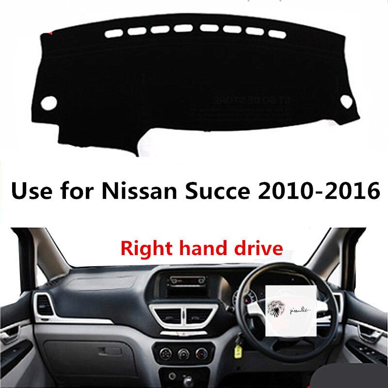Auto Dashboard Cover Voor Nissan Succe Rechterhand Driv Dacron Mode Creatieve Auto Dashboard Pad Auto Anti fouling Pad