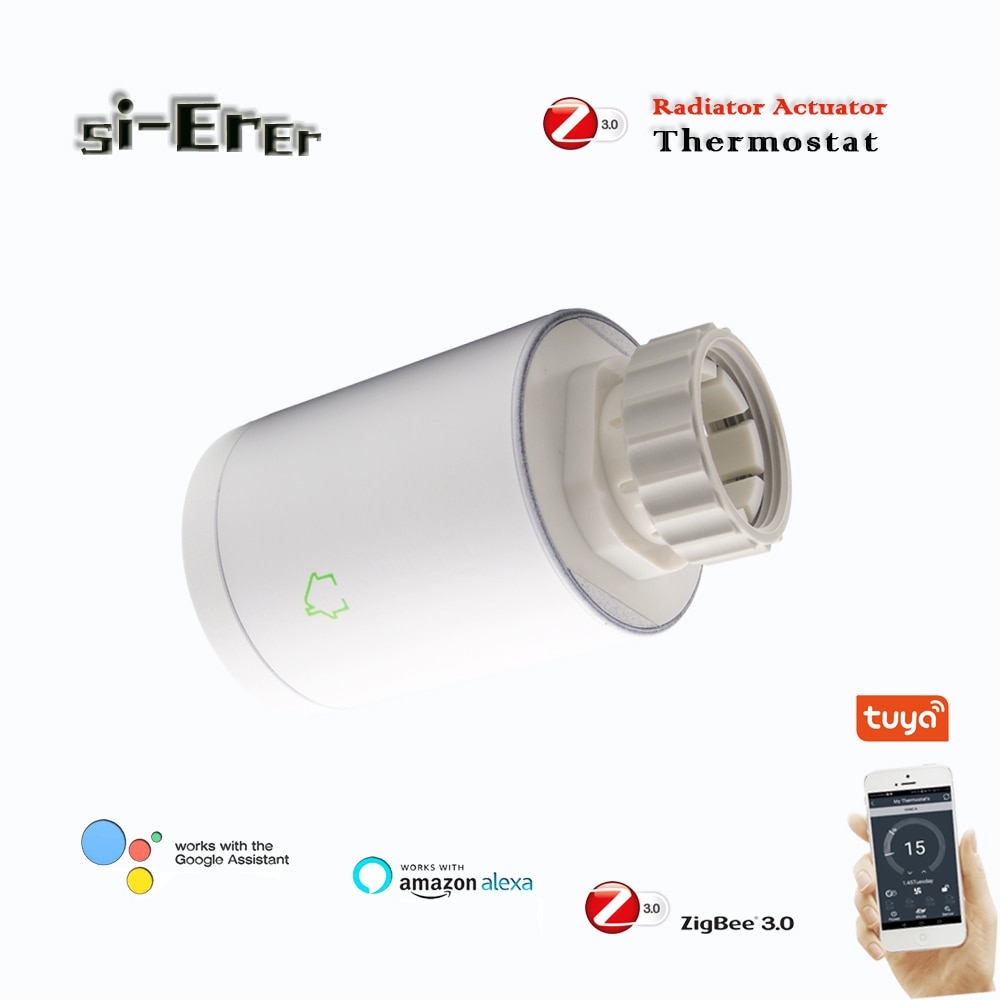 Válvula termostática reguladora de suelo Zigbee 3,0, TUYA con radiador de control programable, funciona con Google home