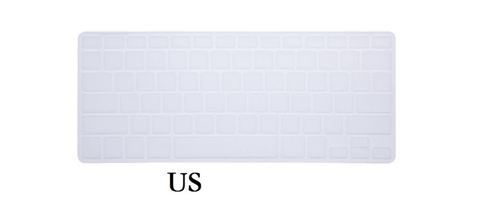 Ue usa angielska klawiatura skóra dla Macbook Pro 13 15 CD ROM A1278 A1286 klawiatura pokrywa szczupła wodoodporna folia ochronna skóry: US-Clear