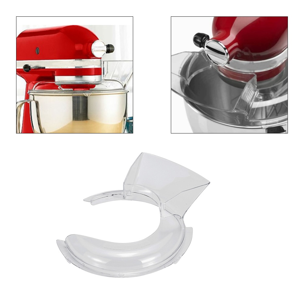 Replacement Pouring Shield Splash Guard for KitchenAid 4.5/5QT Stand Mixers KSM500PS KSM450 Anti-pouring Shield