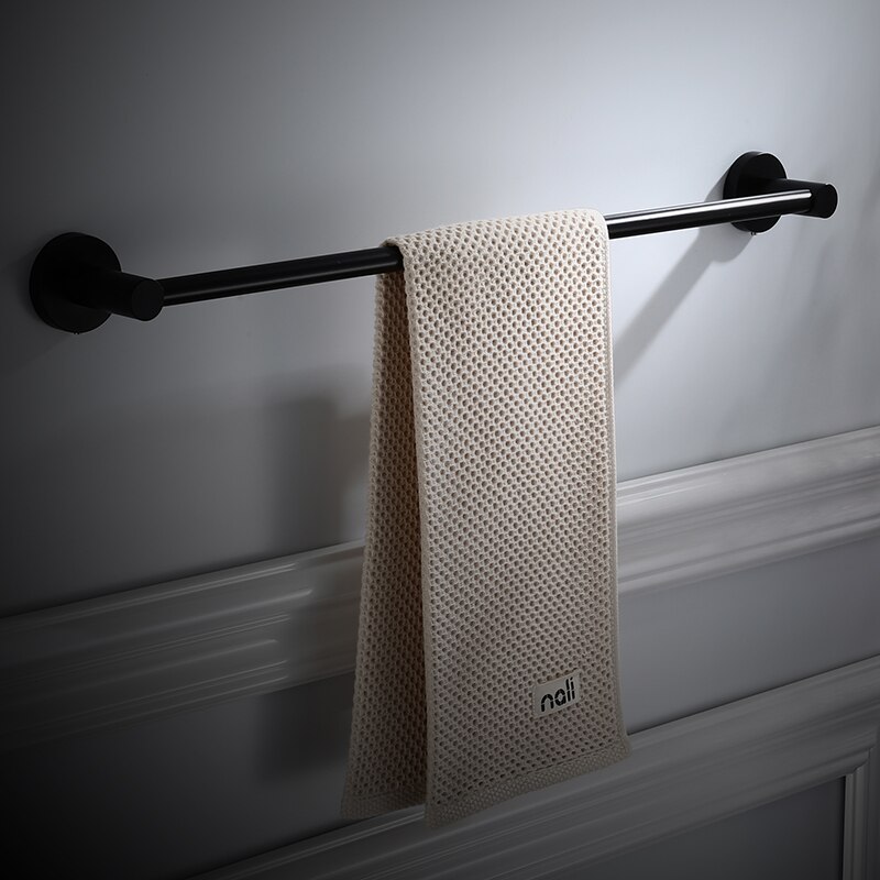 Handdoekhouder, handdoekrek, handdoekrek, handdoekstang 40/50/60 cm wandgemonteerde roestvrijstalen badkameraccessoires handdoekrek