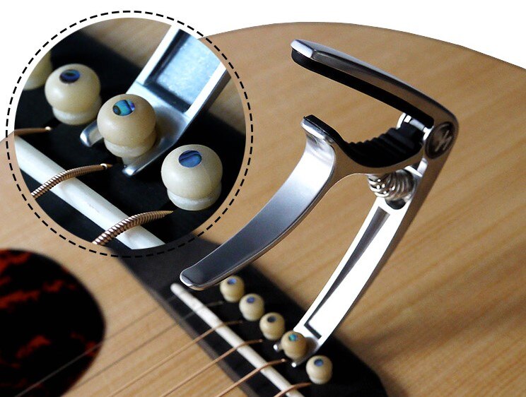 IM Gitaar Capo met Bridge Pin Remover Fit voor Akoestische Gitaar Elektrische Guita en Ukulele