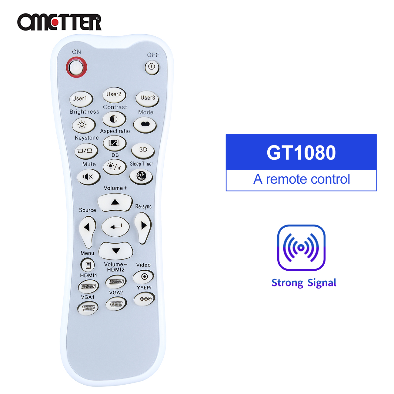 Nowy pilot GT1080 robić projektora Optoma HD-141X HD-143X HD-142X HD-146X: Default Title