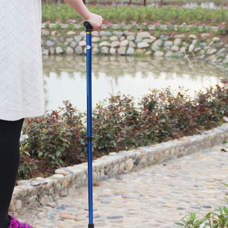 Telescopic Walking Stick for the Elderly Collapsible Old Men Women Walking Cane Folding Crutches for Mothers Fathers