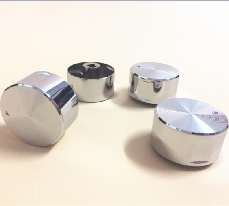 5PCS Rotary switch gas stove parts gas stove knob zinc alloy round knob with chrome plating for gas stove
