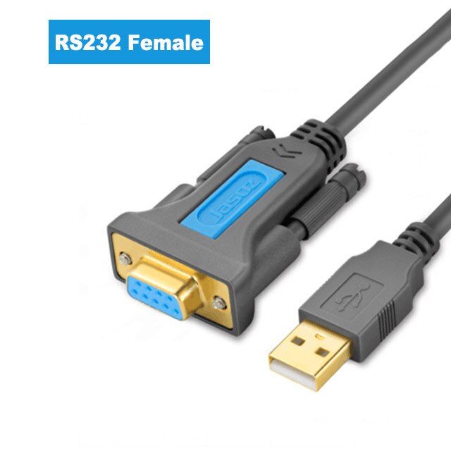 Jasoz USB zu RS232 COM Hafen Serielle PDA 9 DB9 Stift Mit PL2303 Chipset Konverter Für Fenster 7 XP Kassierer registrieren Modem Scanner: RS232 weiblich / 1.5m