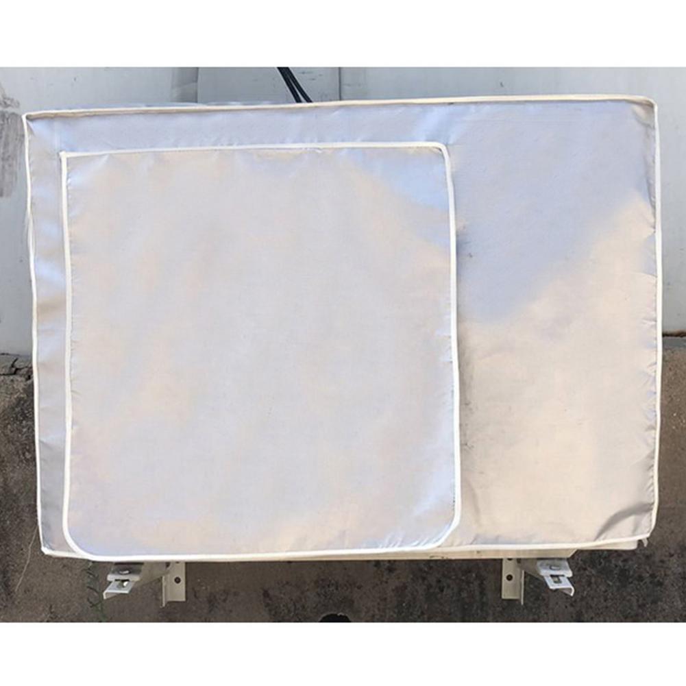 Unidad de aire acondicionado exterior, cubierta de protección solar a prueba de lluvia, tela Oxford recubierta de plata, Unidad Principal