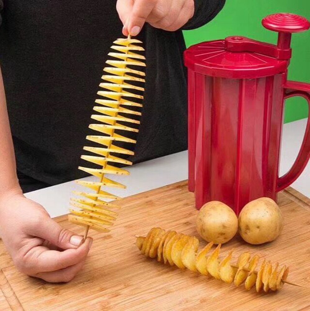 Tornado Potato Cutter Machine Spiral Cutting Machine Chips Machine Kitchen Accessories Cooking Tools Chopper Potato Chip