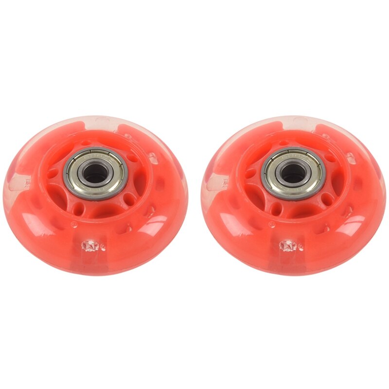 1 paar 8mm dia 608zz lager inline scooter skate wielen rood