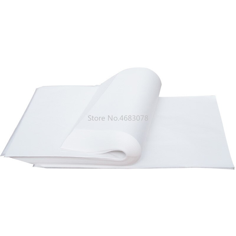 1000 unids/lote de papel tisú transparente fino, 17gsm, caracteres transparentes, papel de práctica, papel en blanco, papel de para Decoración