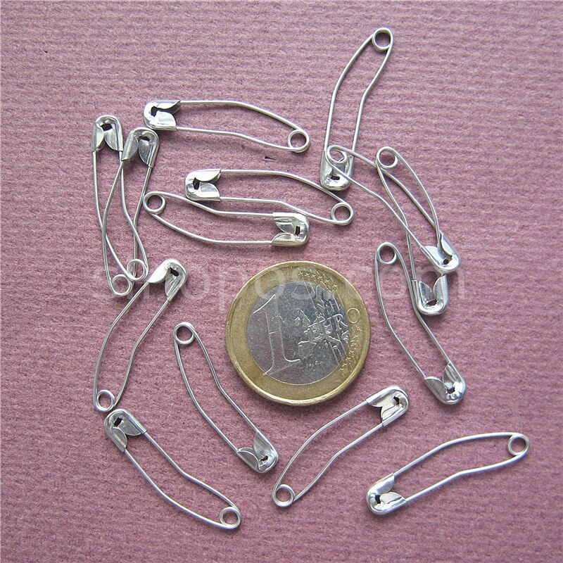 28mm Staal Gebogen Veiligheidsspelden In Zilver Kleur, 0 # quilten gekleurde crimped banaan pins quilter tijdelijke tacker basting quilts