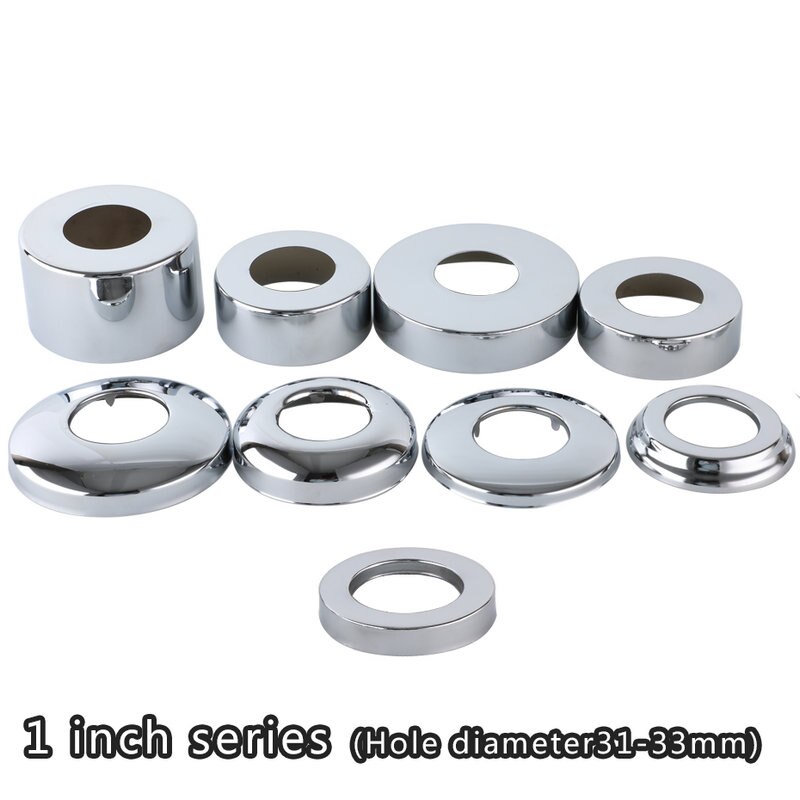 LENTE ZOMER DN8 DN10 aperture10mm-17mm rvs cover chrome decoratieve muur gat ZZG02