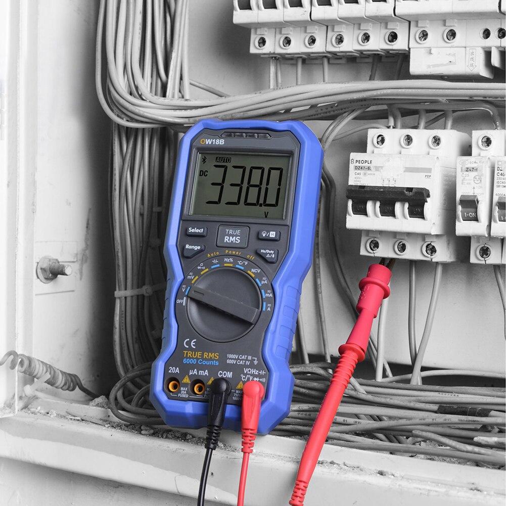 Bluetooth 4.0 Home Digital Multimeter With Thermocouple Data Logger Handheld RMS Frequency Temperature Test Multifunction