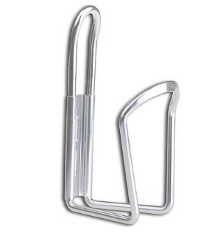 Soporte de aluminio para botella de agua de ciclismo, soporte de pieza para botella de ciclismo, accesorios plegables para bicicleta de montaña: silver