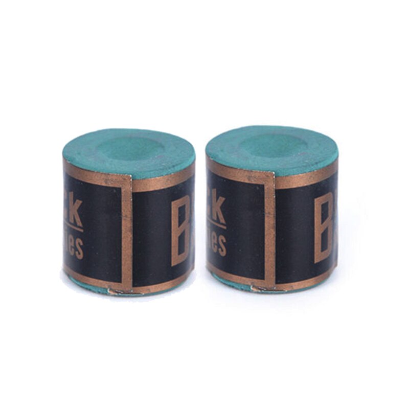 2 Pcs Biljart Krijt Zwembad Keu Snooker Cilindrische Niet Giftig Geen-Slip Accessoires Und