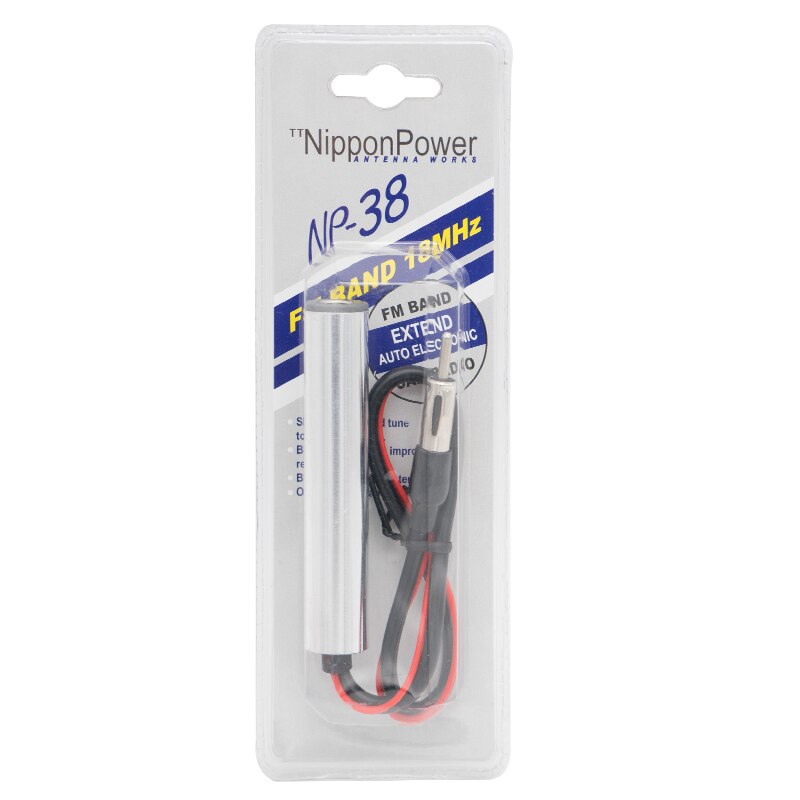 Auto Elecronic Extend 14 18MHz Car Radio FM Band Expander Frequency Change Converter Built In Amplifier Filter Antenna Adapter: Dark Grey