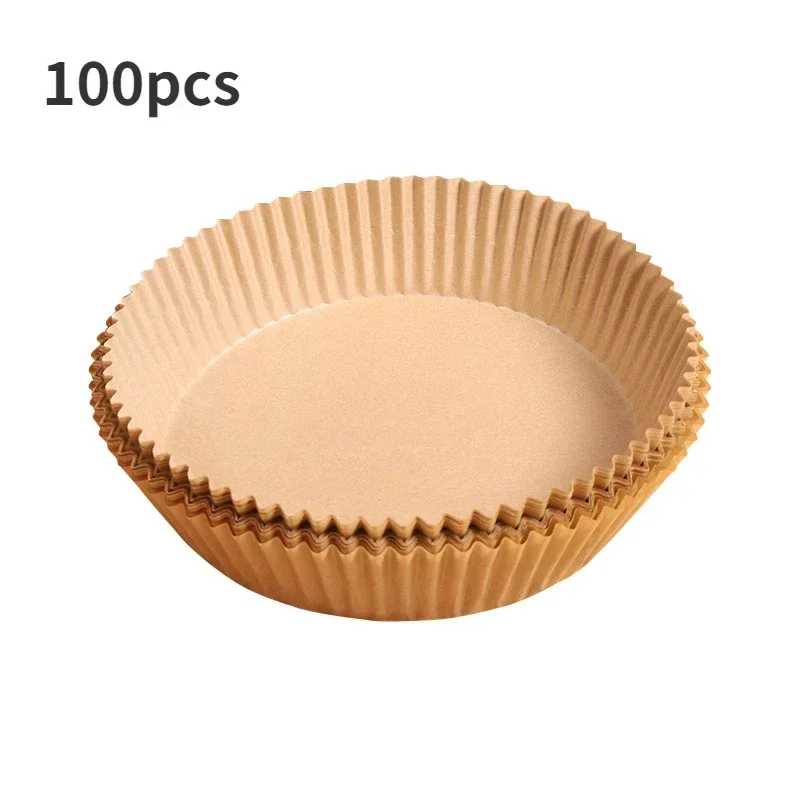 50/100 pezzi di carta antiaderente per alimenti, friggitrice ad aria, carta usa e getta, forno a microonde, carta per friggere, cucina, dessert, barbecue, utensili da forno: Cioccolato