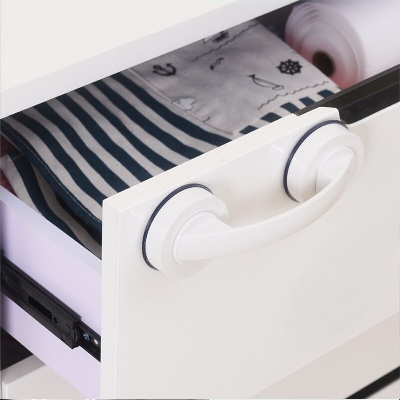 Glass Door Sliding Door Handles Closet Cupboard Door handles Toilet Lid Refrigerator Door Suction Cup Pulls Free Punch